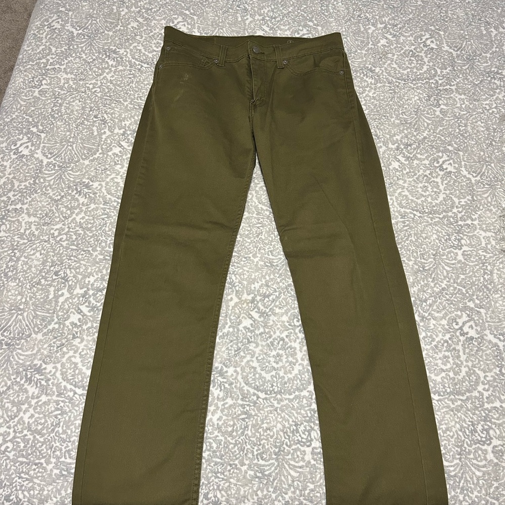 Levi’s 511 Olive Green Jeans